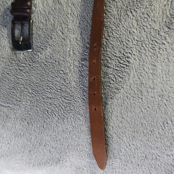 Lejon Genuine Leather Snakeskin Belt Sz 38 - Picture 4 of 12